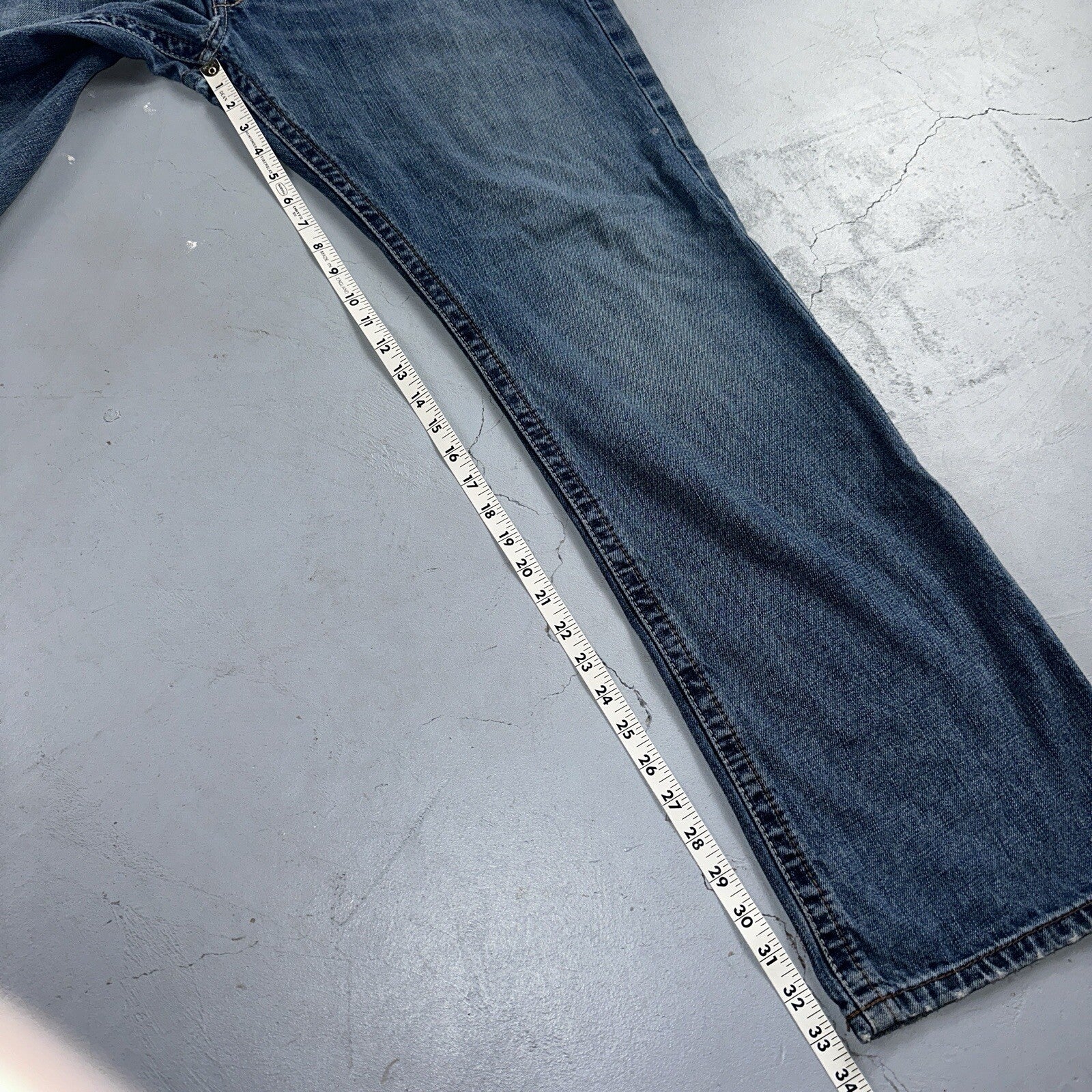 Ariat Jeans Mens 36x34 Blue M4 Boot Cut Relaxed Coltrane Jeans Denim Medium Wash