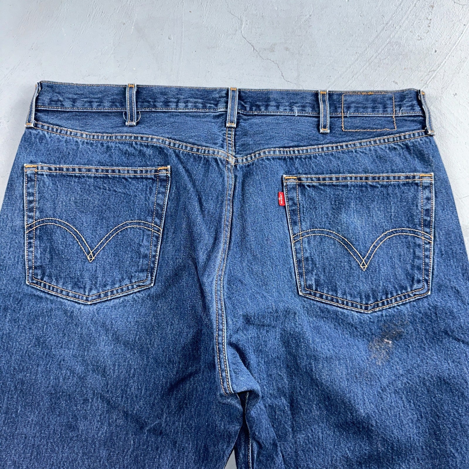Levis 501 Vintage 90s Y2K XX Straight Leg Jeans Blue Med Wash 42x32 Act 40x29