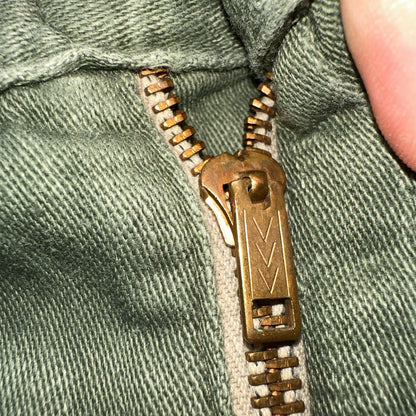 Vintage 1960s 70s Vietnam OG 107 Fatigue Pants 60s Zipper Fly Act 39x31