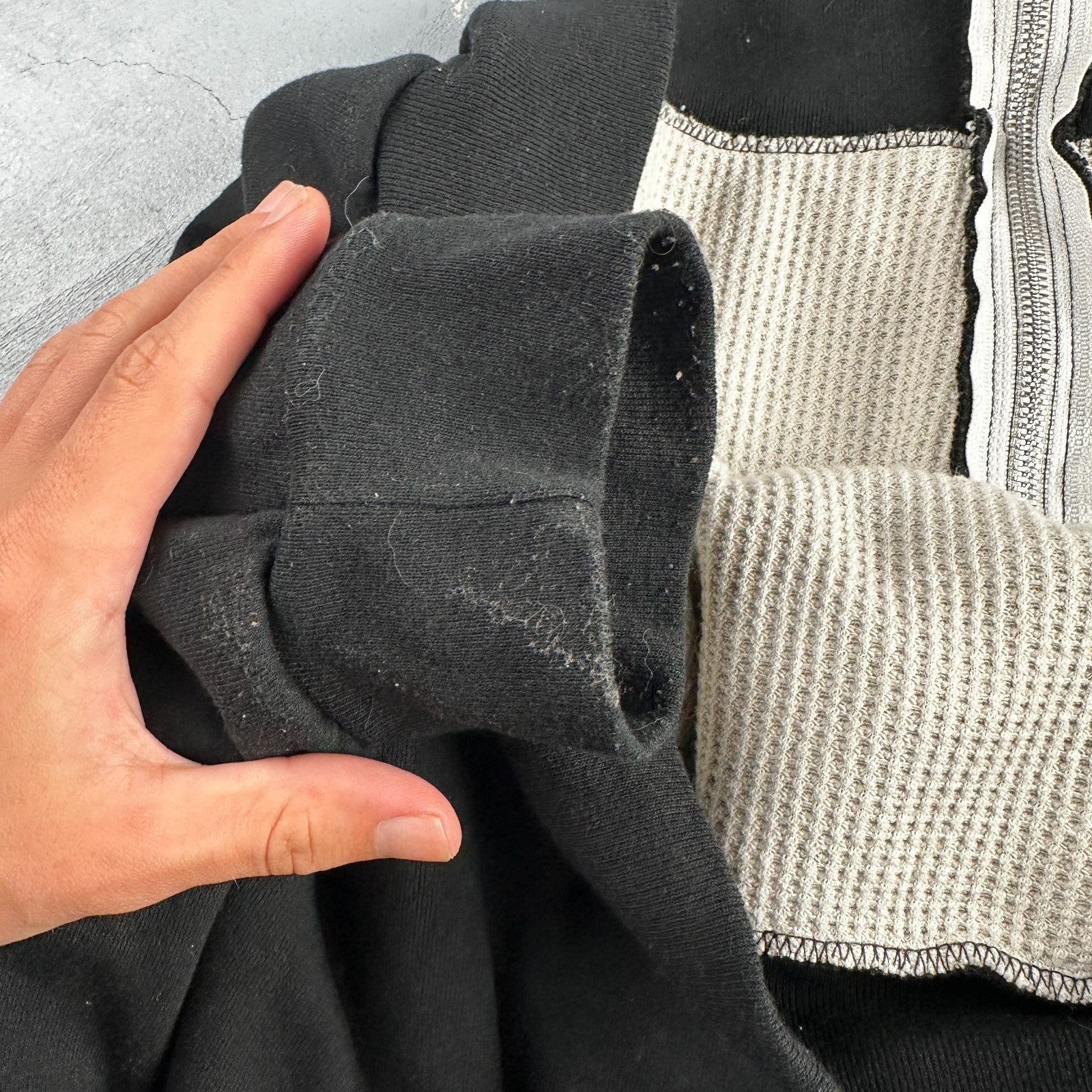 Camber II 2XL Chill-Buster Waffle Knit Heavyweight Thermal Black Double Face VTG