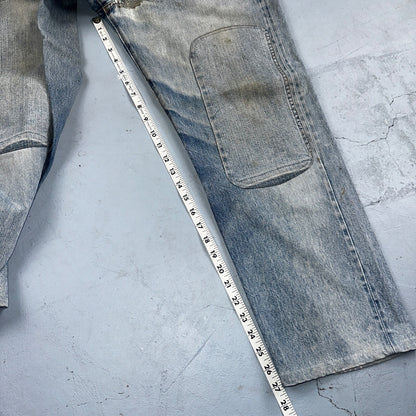 Levis 501 Vintage 80s Redline Selvedge USA XX Jeans Light Wash 36x31 Act 34x27