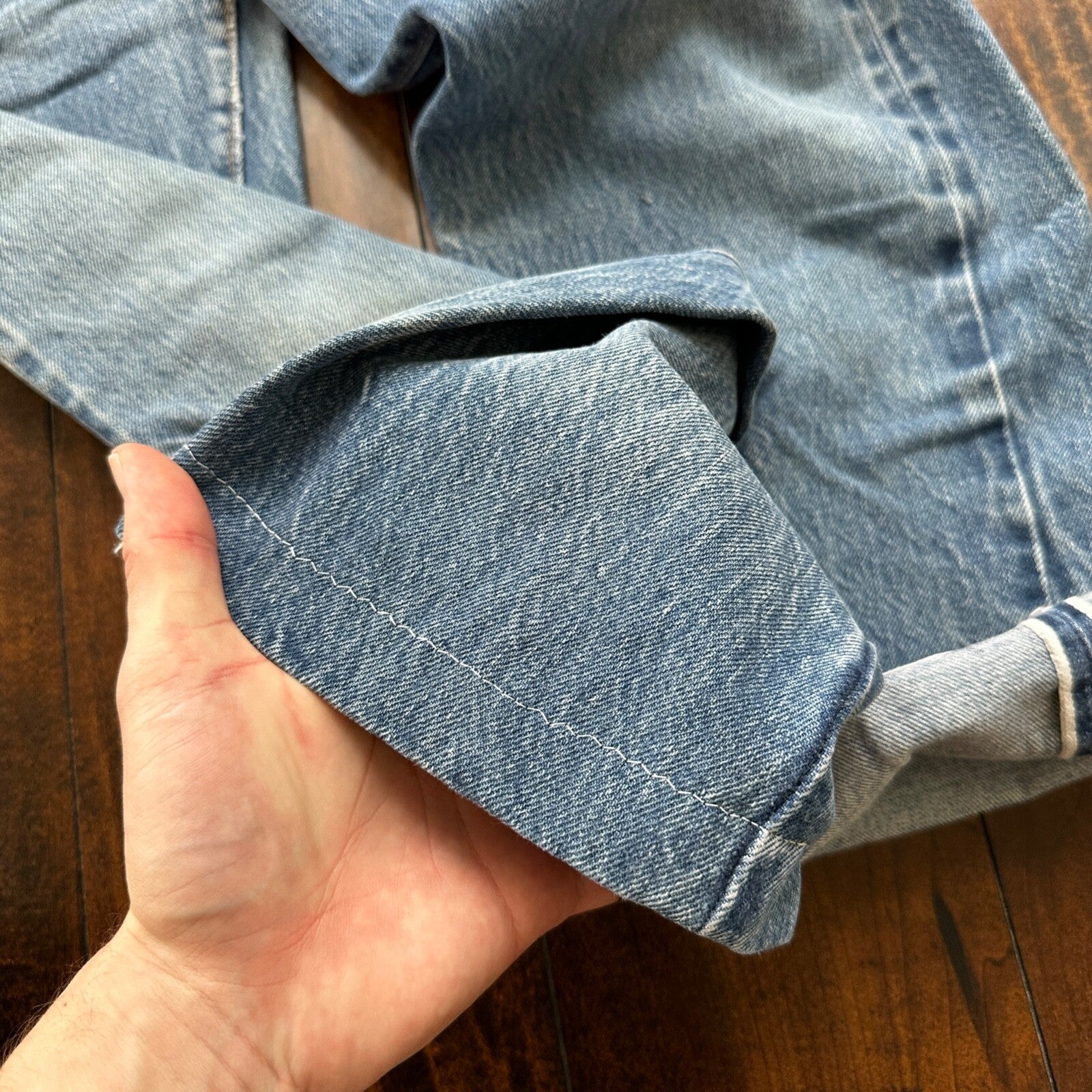 Levis Vintage 80s Redline Selvedge USA 501 XX Jeans 66 70s 32x34 Act 29x25