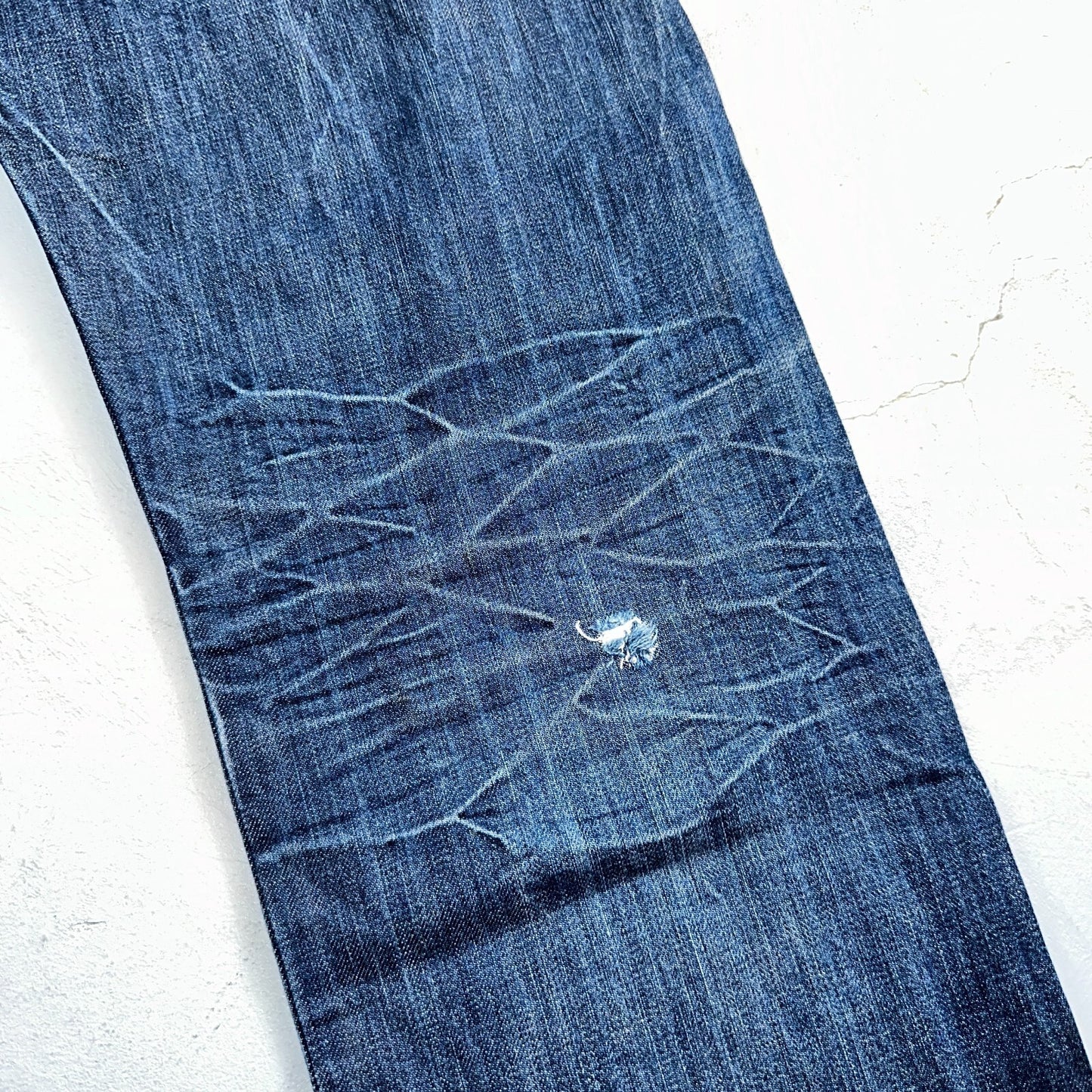 Levis 501 Y2K XX Straight Leg Jeans Blue VTG Whiskers Wash 36x32 Act 36x30