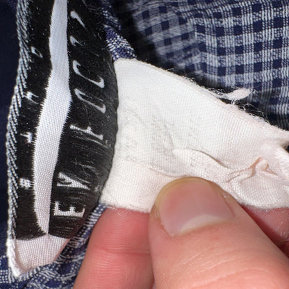 EN FOCUS STUDIO Striped Short Sleeve Side Slit Maxi Dress Blue Floral Grandmacor