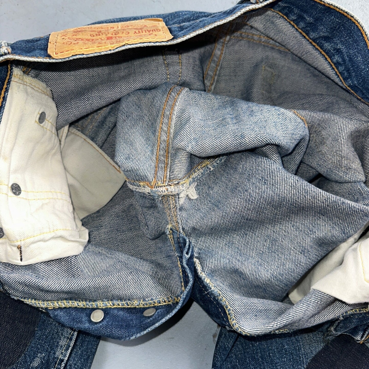 Levis 501 Big E Vintage 60s Redline Selvedge USA XX 1960s Jeans 66 Act 26x24