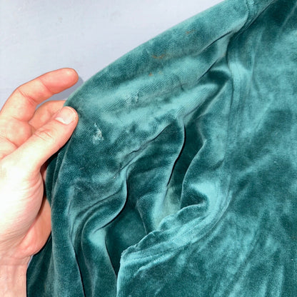 VTG Mens Lands’ End V-Neck Cotton Blend Velour L/S PULLOVER Made USA Sz XL 90s