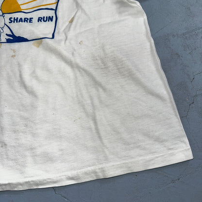 Oregon Champion 80s Ringer Fair Run VTG T Shirt 1980s Sun Fun Graphic XL Cool