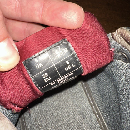 Dr. Martens Size 7 Black Reeder Low Top Work Shoes Air Wair AW004 Leather Tie