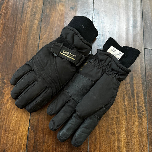 Gordini Winter Gloves Women Size Small Leather Palm Gore-Tex VTG 90s