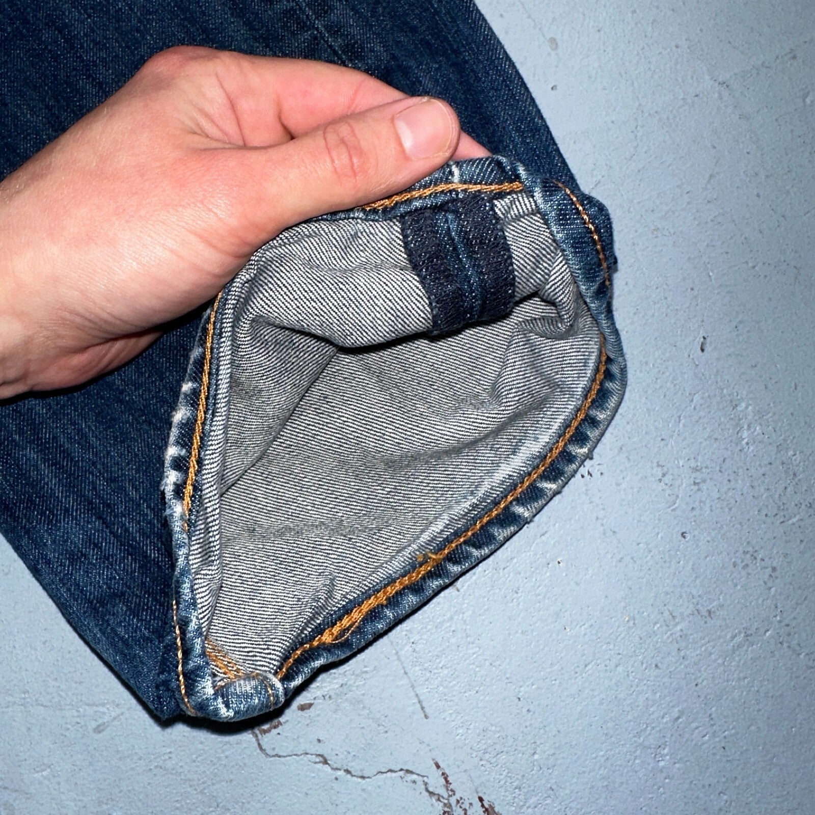 Levis 501 Y2K XX Straight Leg Jeans Blue VTG Med Wash 36x32 Act 35x30