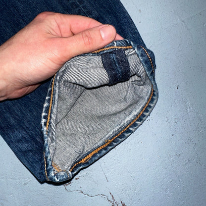 Levis 501 Y2K XX Straight Leg Jeans Blue VTG Med Wash 36x32 Act 35x30