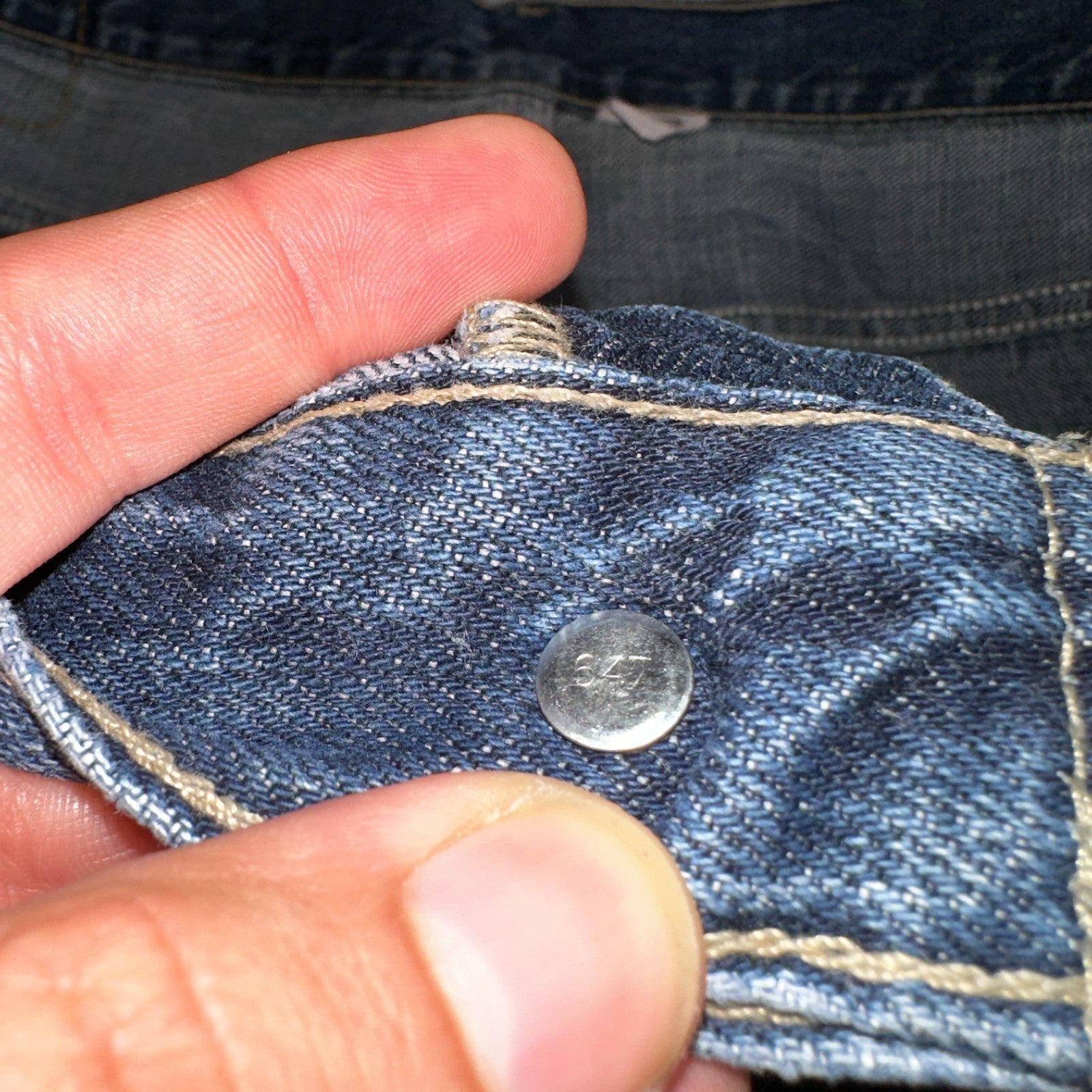 Levis 501 Vintage Y2K 90s XX Straight Leg Jeans Blue Med Wash 38x34 Act 39x34