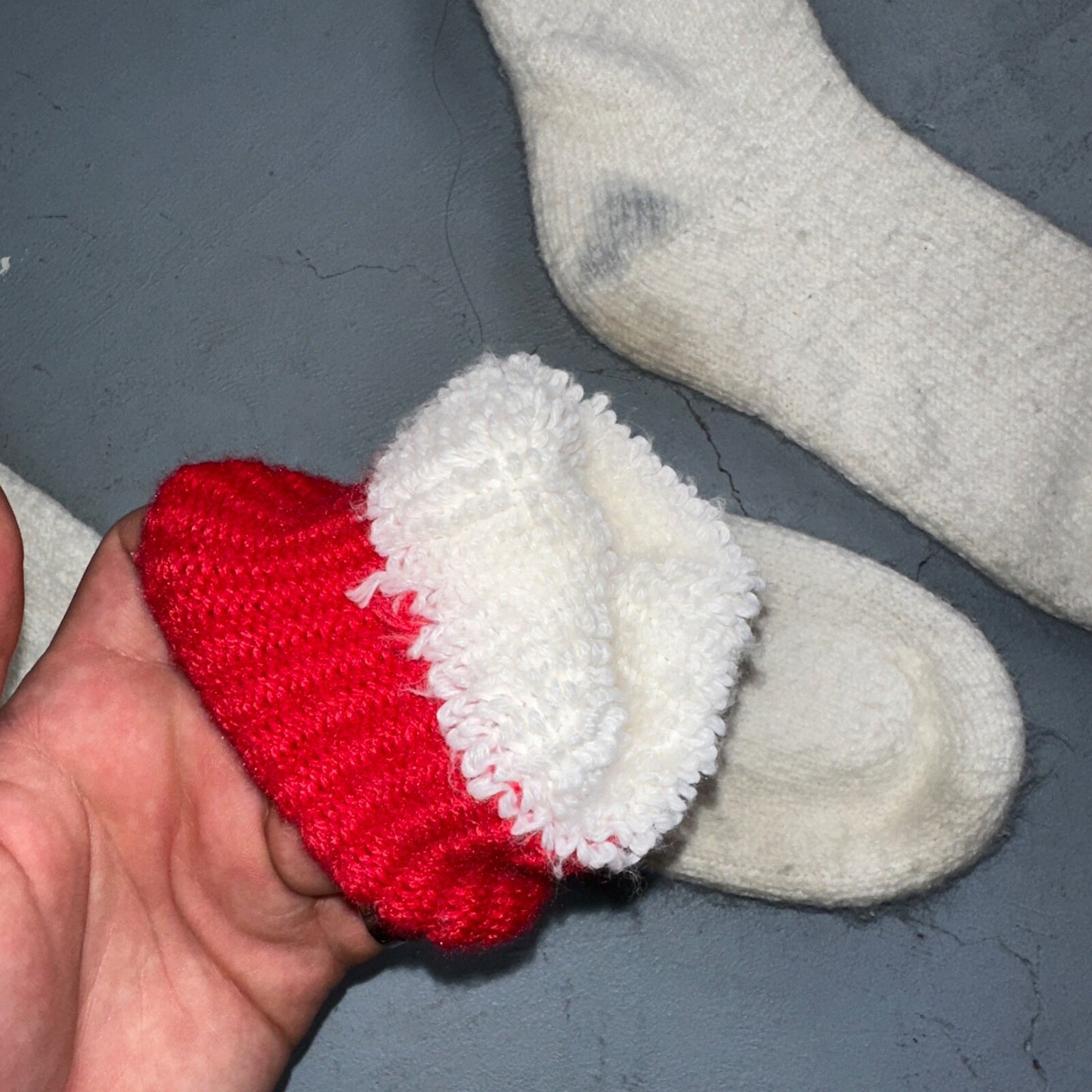 Vtg 40s Lot Wool Blend Hiking Hunting Camping Socks Primitive Christmas Stocking