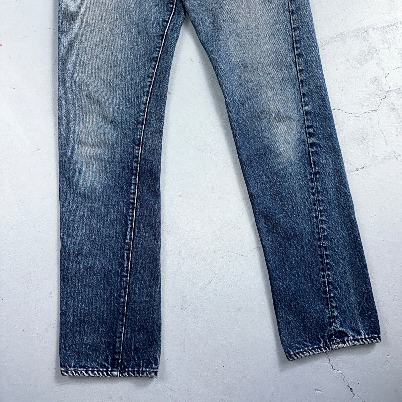 Levis 501 Vintage 80s USA XX Straight Leg Jeans Blue Med Wash 30x36 Act 27x31