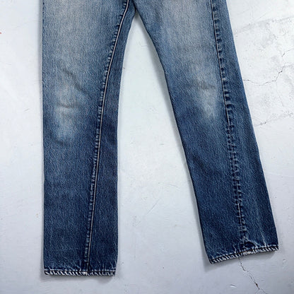 Levis 501 Vintage 80s USA XX Straight Leg Jeans Blue Med Wash 30x36 Act 27x31