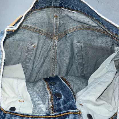 Levis 501 Vintage Y2K Mexico Straight Leg Jeans 31x32 90s Med Wash Act 30x30