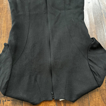 Liz Claiborne Dress Womens 10 Petite Black Maxi Lace Ladies Cute Church