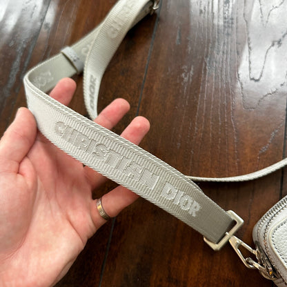 Nike Air Dior Jordan Wings Logo Grey Logo Small Rare Shoulder Bag 100% Authentic