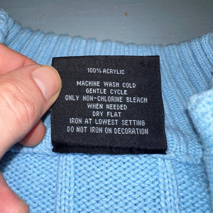 Southpole Mens 2XL Vtg 90s Spell Out Striped Knit Half Zip Pullover Sweater