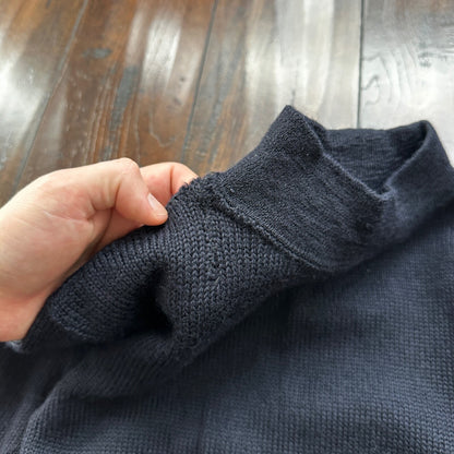 Vintage WW2 WWII USN Navy Deck Watch Wool Sailor's Sweater 1940s 40s Knit Rare