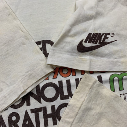 Vintage Nike T Shirt USA Rare Jordan 1981 Finisher Honolulu 80s Japan Geisha