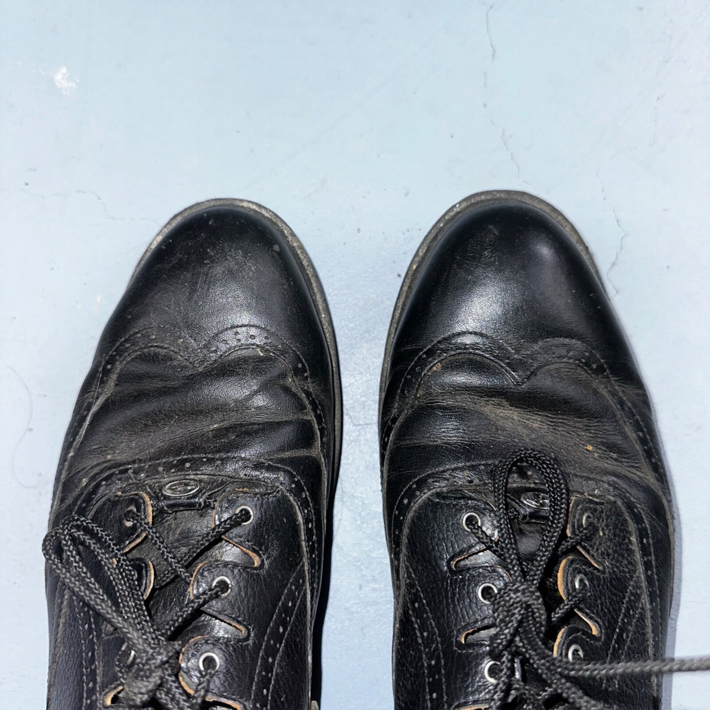 VTG Nike Kempshall Last Golf Shoes Mens 10 Black 90s 1998 Tiger Era Needs Clean