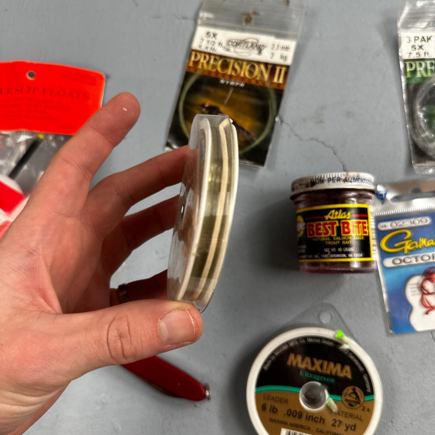 Cortland Precision Tapered Trout Fly Fishing Leaders Random Lot Collection