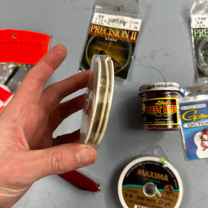 Cortland Precision Tapered Trout Fly Fishing Leaders Random Lot Collection