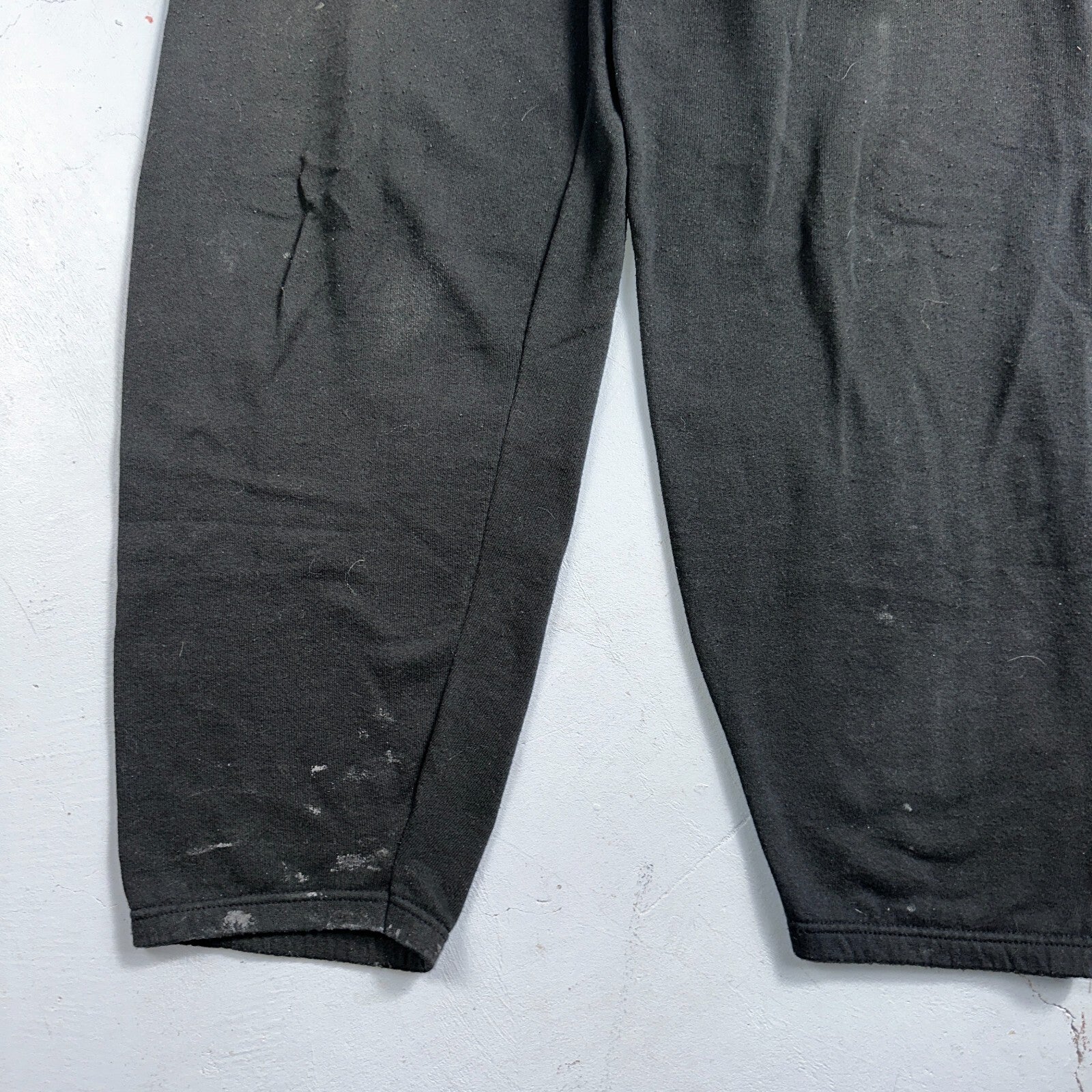 Vintage 70s FOTL Fleece Sweatpants Adult L Black Made In USA Champion 1970s