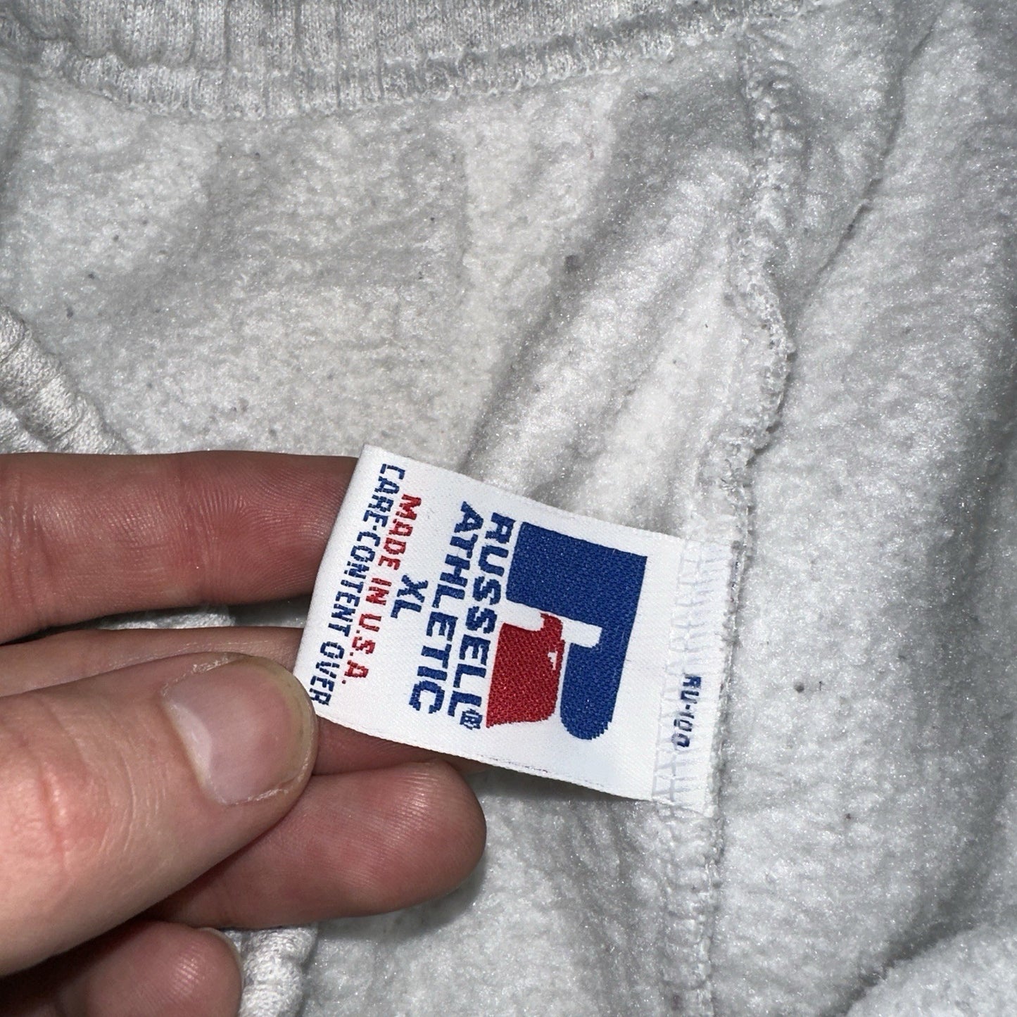 Vintage Russell Athletic Sweatpants Mens Size Large Grey Made In USA Joggers 80s