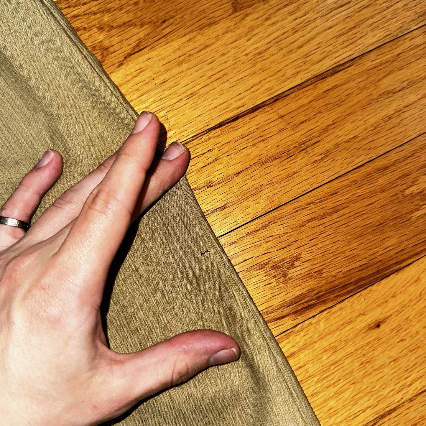 Zanieri Dress Pants Men’s 38 Tan 100% Wool Zignone Natural Stretch Made In Italy