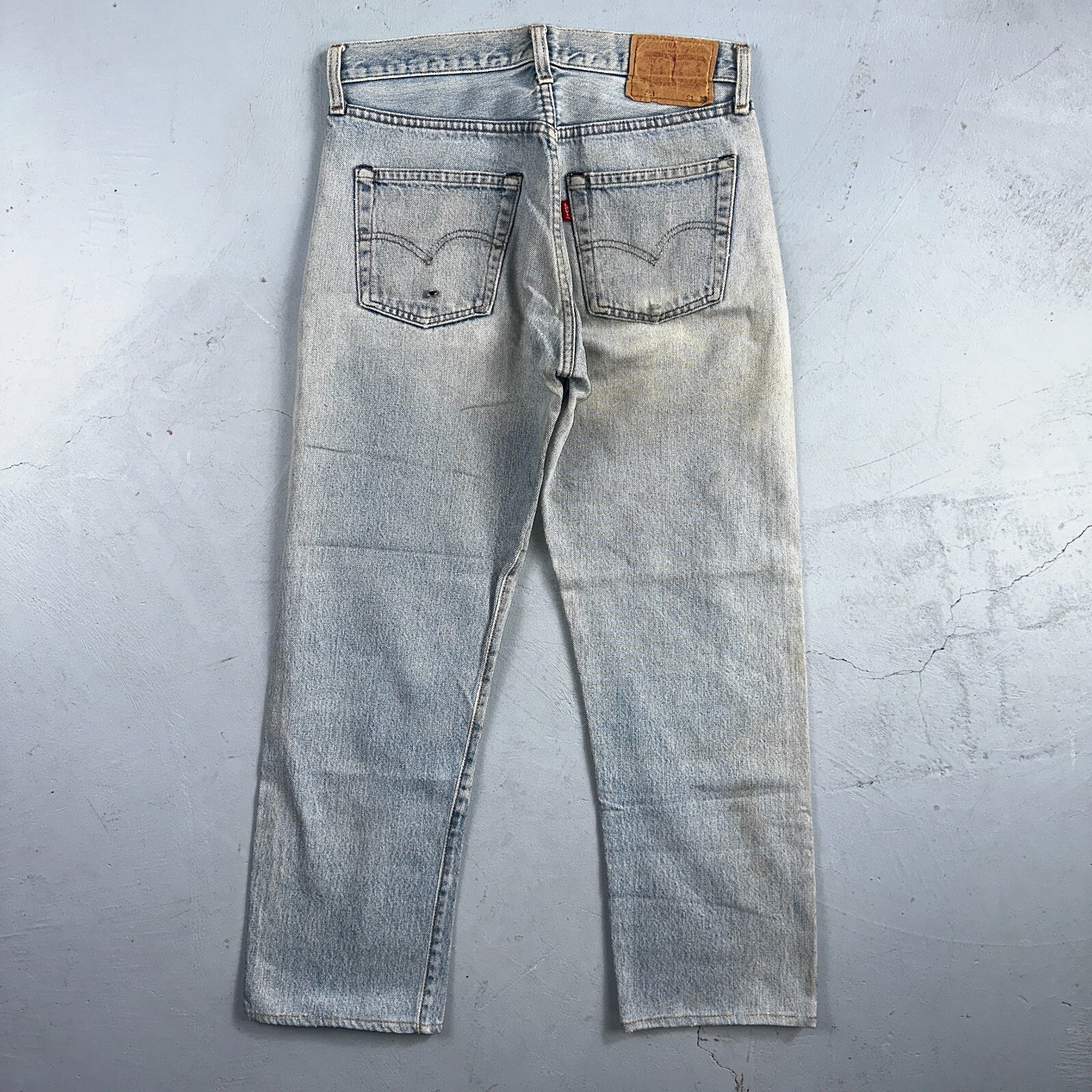 Levis 501 Vintage 80s Redline Selvedge USA XX Jeans Light Wash 1980s Act 30x26