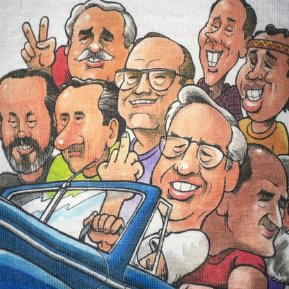 Funny Reunion Middle Finger 90s VTG T Shirt Stafford Graphic Single Stitch 1996