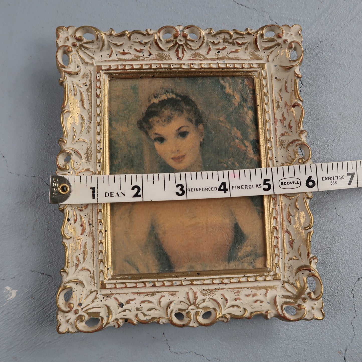 Vintage Garden Party Parisian Lady Print by Cydney Grossman 1950's Art Cute