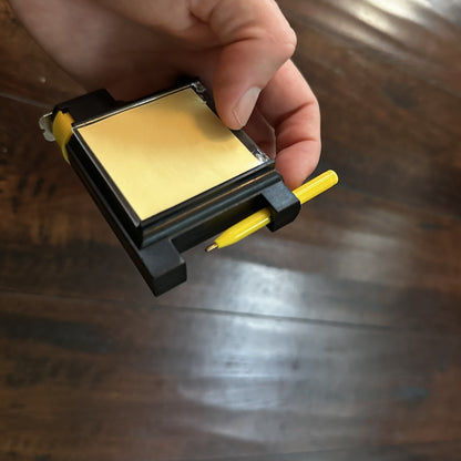 Tape Measure With A Level And Small Pad Paper Vintage CM Old School Cute Spirit