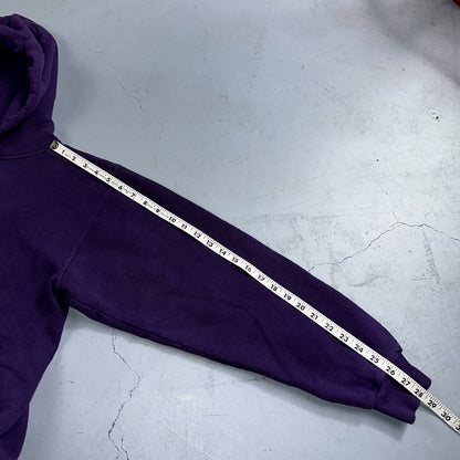 Vintage Pro Spirit Hoodie Adult M Purple Pullover Sweatshirt Made USA Mens 80s