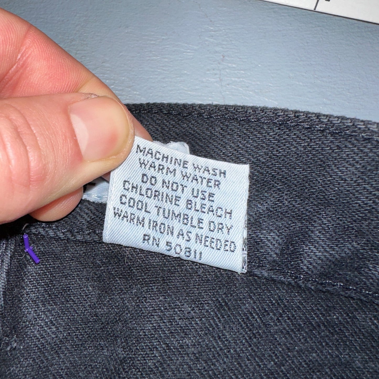 Anchor Blue Jeans Men’s 33x32 Black Original Relaxed Straight Leg Vintage Y2K