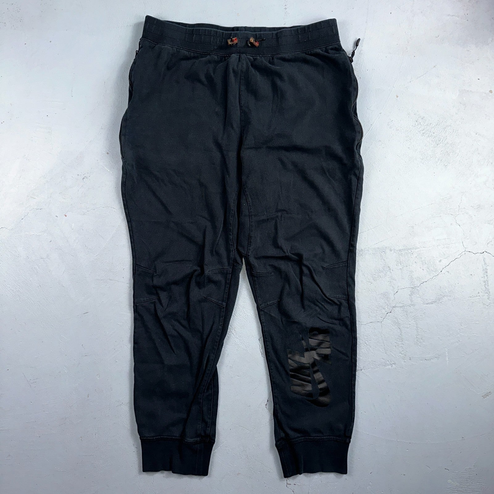 NIKE Air Pivot V3 Jogger Men's XL Sweat Pants Triple Black 728291-010