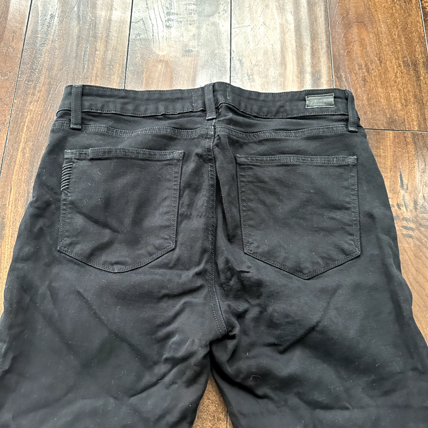 Paige Verdugo Crop 31 Skinny Ankle Jeans Black Size 30 X 26 Nordstrom Cool