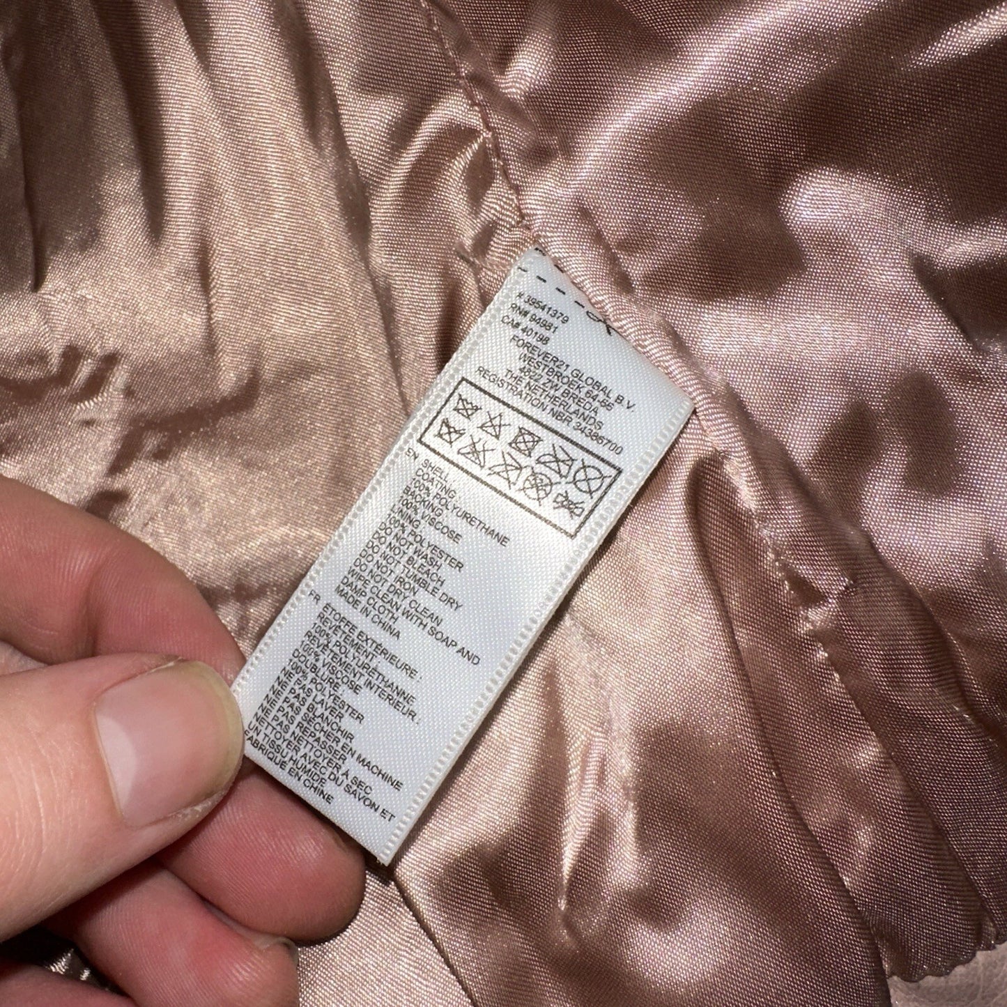 Black Rivet Women's Leather Jacket S Pink Moto Biker Zippered Baddie Biker