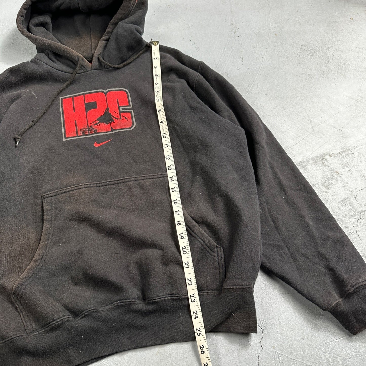 Nike Team Hood to Coast H2C Swoosh Hoodie Sweatshirt 2000s Center Swoosh Y2K