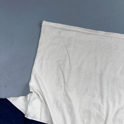 Disney Mickey Mouse Ringer 1980s VTG T Shirt Cute Boxy Crop XL 80s Movie Promo