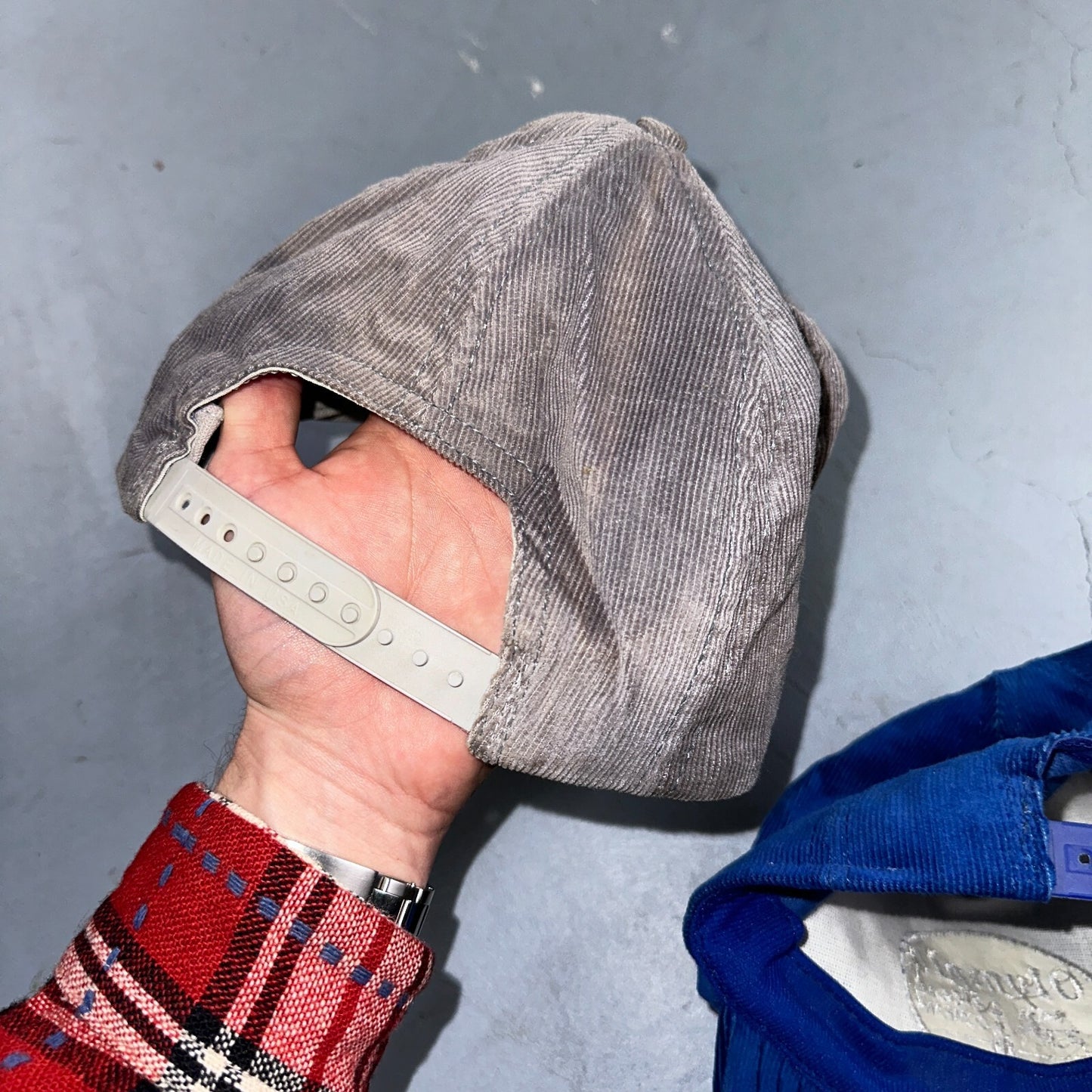 Olympic Pipeline Company VTG Hat Cap Snapback Oregon Corduroy RAM USA Lot 2