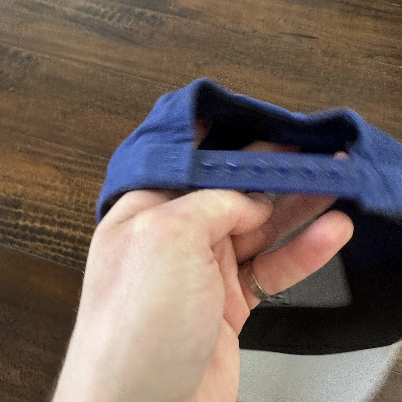 Vintage Wheel of Fortune blue adjustable game show hat cap snapback USA 90s Y2K