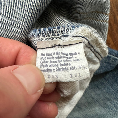 VTG 80s Levis Orange Tab 646 Bell Bottom Flares 33x31 Act 31x30 1980s 501