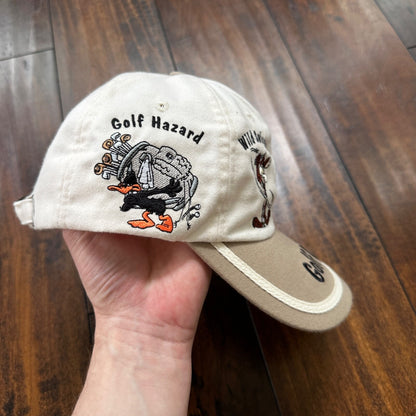 Golf Dad Hat VTG Warner Bros Class Dad Golfer AOP Hat Snapback Vintage 90s OSFA