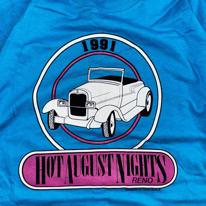 Hot August Nights 1991 VTG T Shirt 90s Single Stitch FOTL Graphic Sports Cars