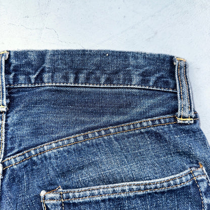 Vintage LEVIS 505 Jeans Big E 1960s Denim 28x28 USA 60s 501 502 Talon Zipper
