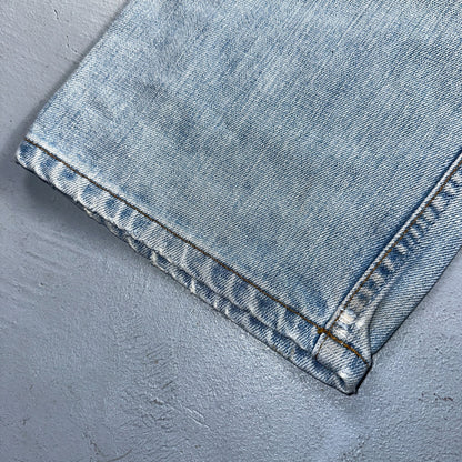 Levis 501 Vintage Y2K XX Straight Leg Jeans Blue Light Wash 34x34 Act 32x31