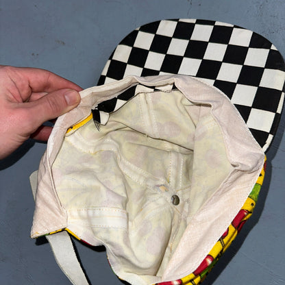 VTG Life is Just a Chair of Bowlies Mary Engelbreit Adjustable Hat Cap Rare 90s